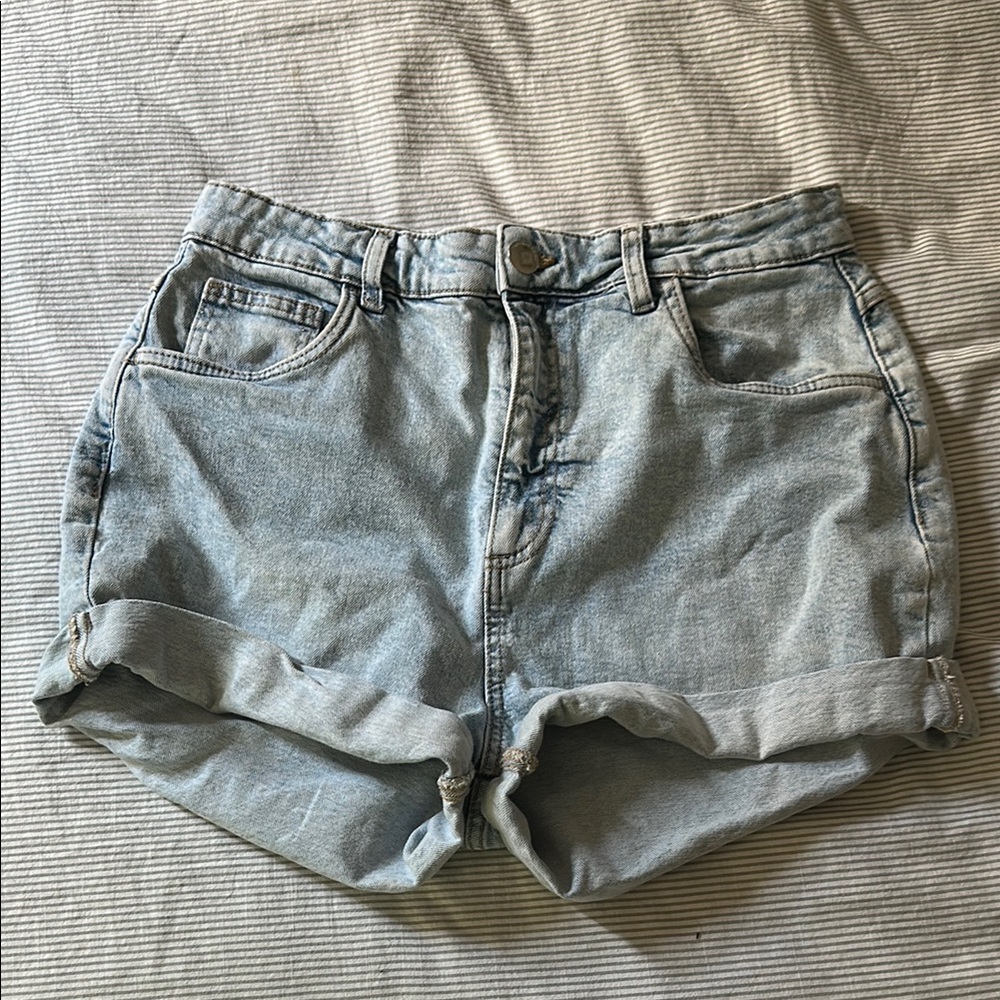 Cotton On Blue Jean Shorts with Rolled Cuffs